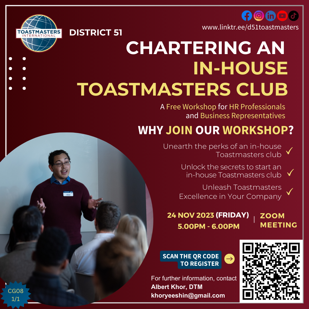 Chartering An In-House Toastmasters Club