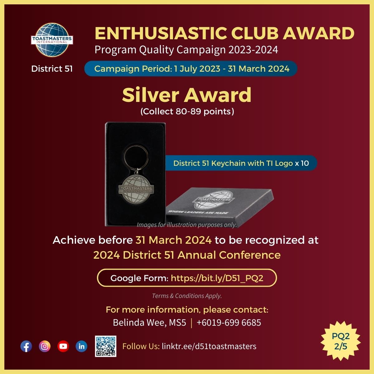 Enthusiastic Club Award