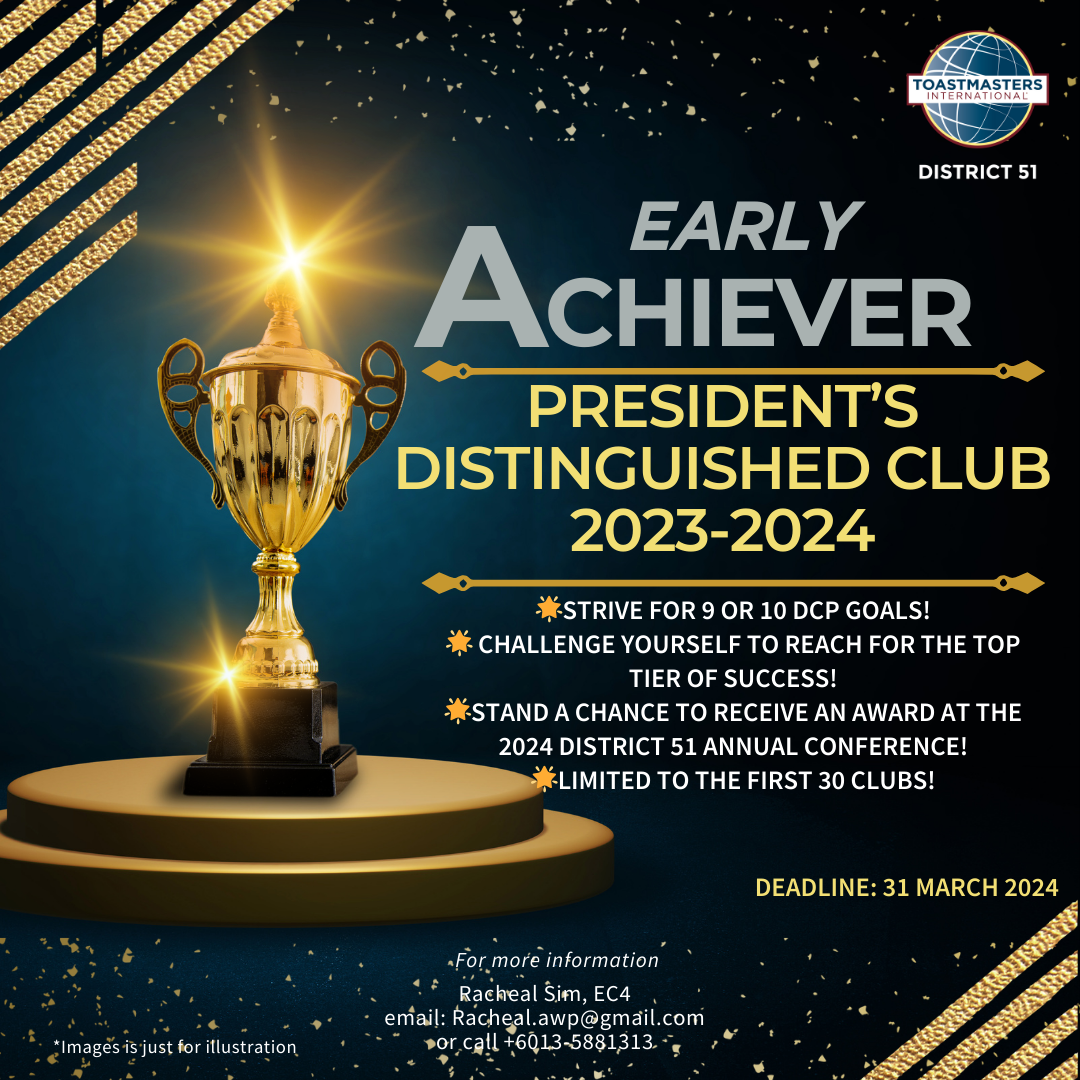 Early Achiever - President’s Distinguished Club